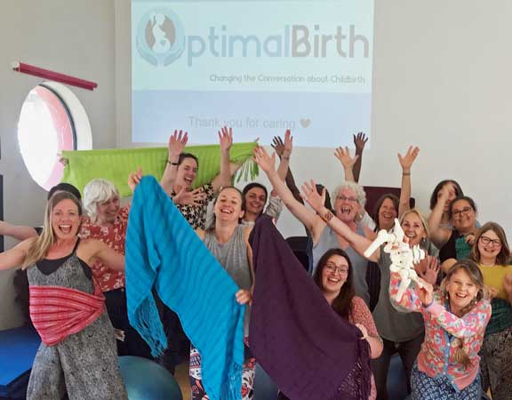 web enabled midwives celebrating