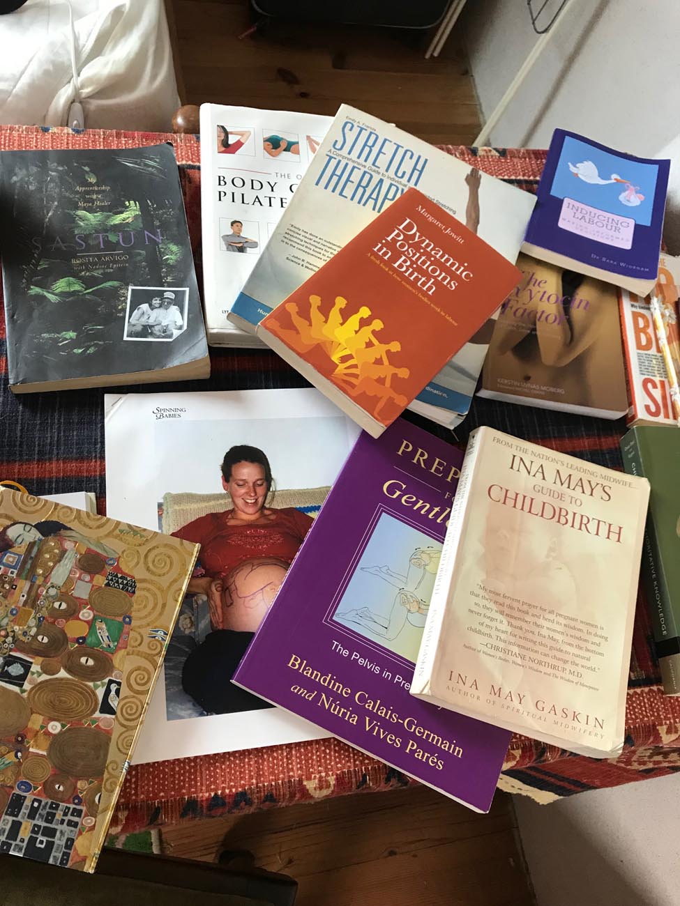 selection of books from Molly's library
